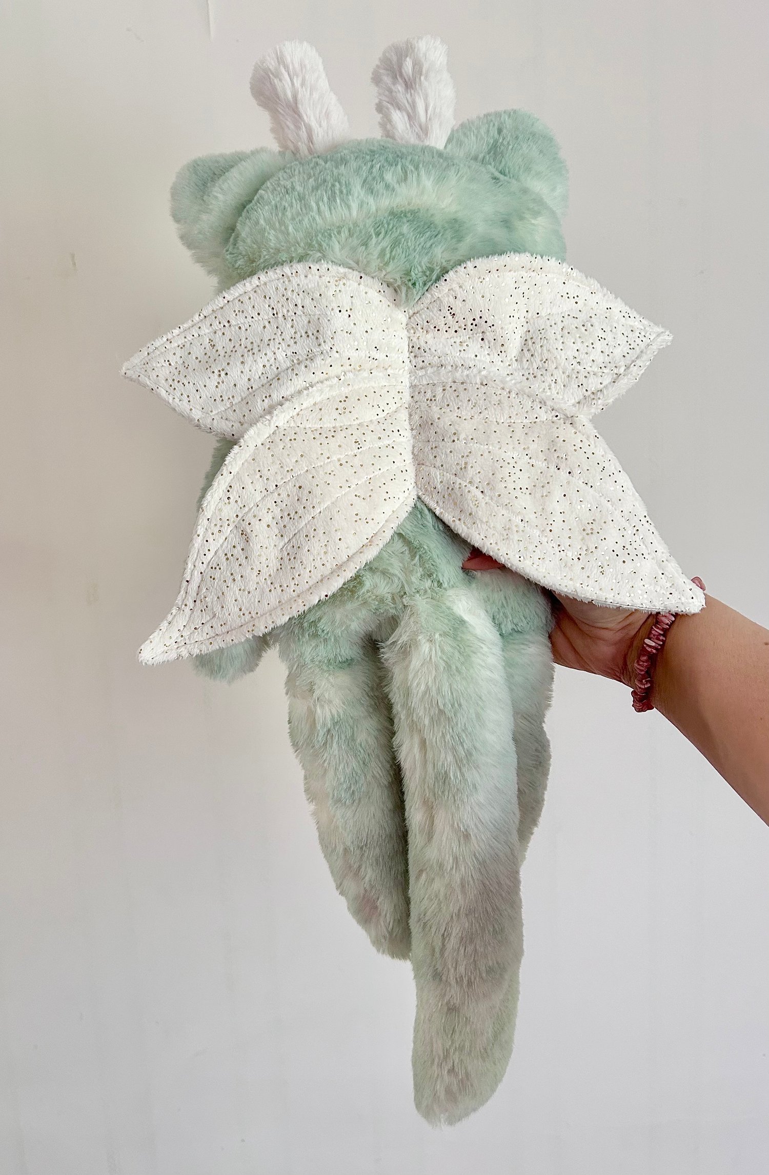 Image of OOAK Celeste the Moon Moth Cat (21 inches)