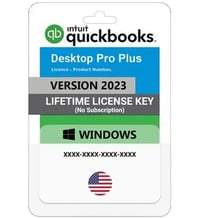 Intuit QuickBooks Pro 2023 for Windows, 1-Year Desktop License U.S Only