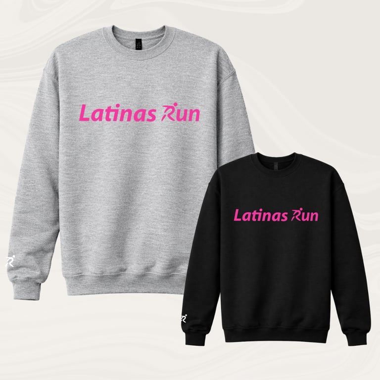Pe-Sale Latinas Run Unisex-adult Fleece Red Pullover - Ships May 30th