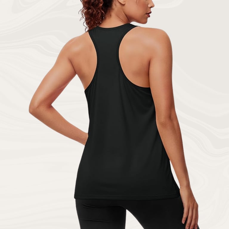 Pre-Sale Black Latinas Run Top w/ Large Logo Image 2