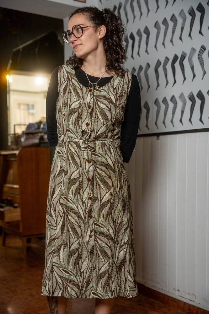 Image of Chemisier smanicato Jungle