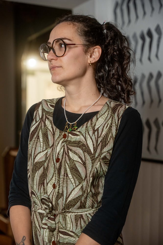 Image of Chemisier smanicato Jungle