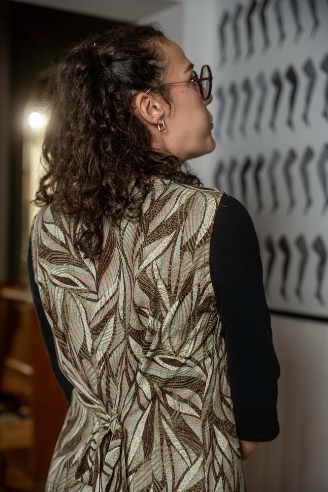 Image of Chemisier smanicato Jungle