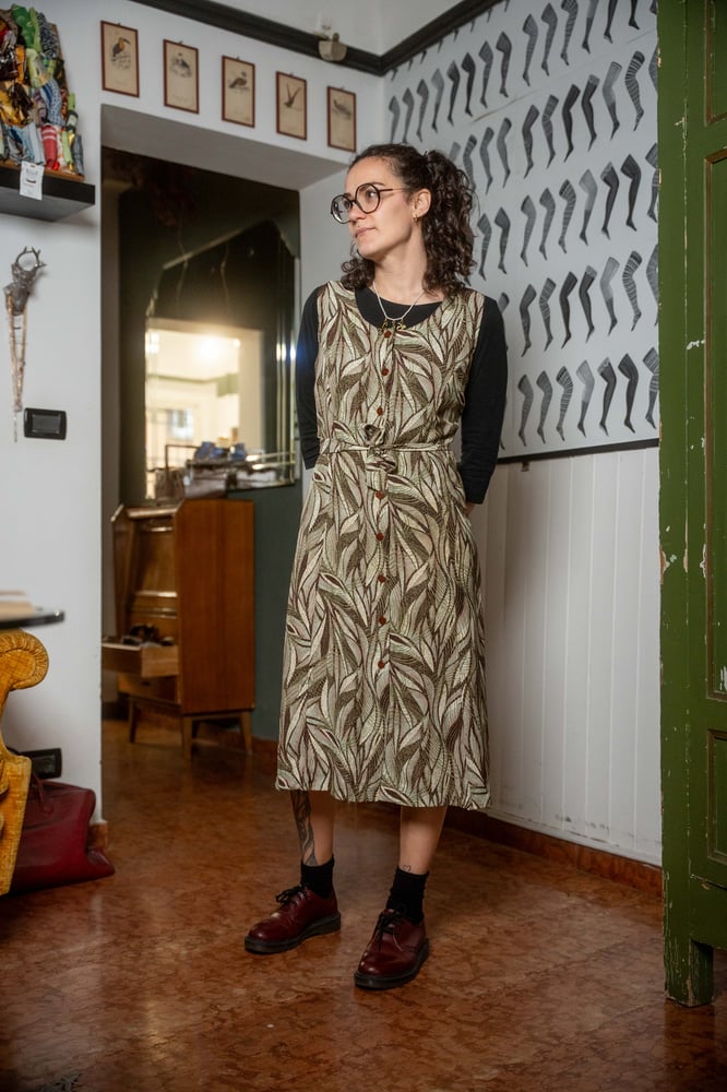 Image of Chemisier smanicato Jungle