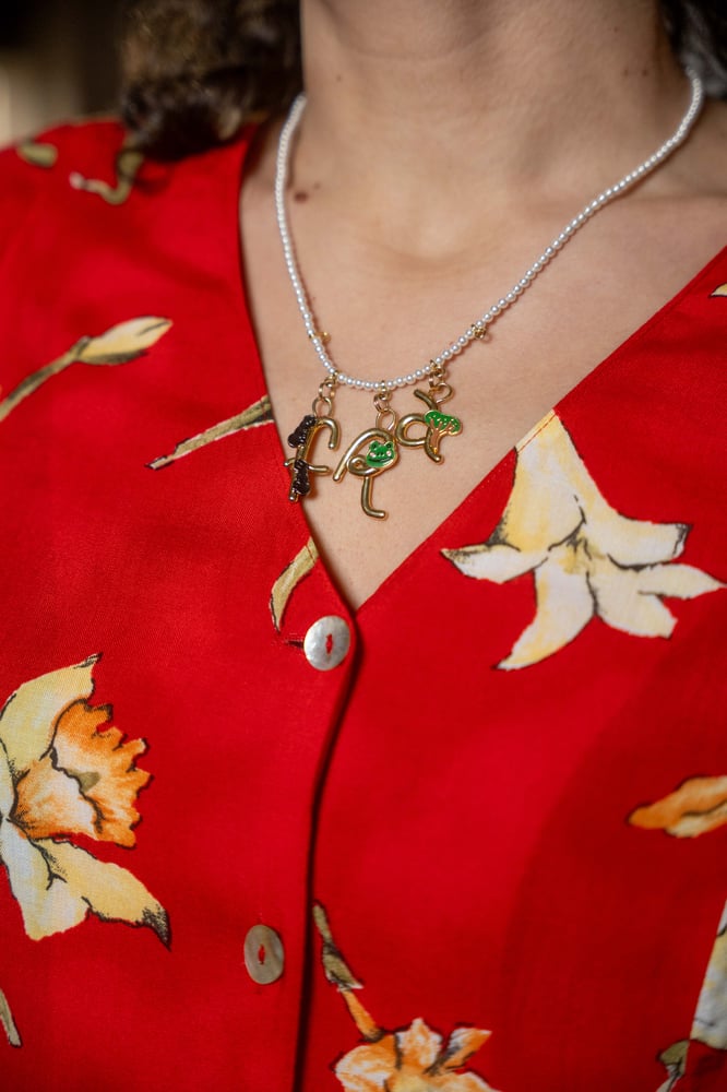 Image of Chemisier rosso Fabiani