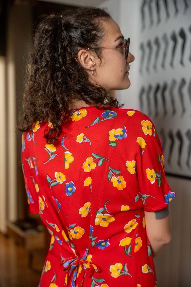 Image of Chemisier rosso Nice Day