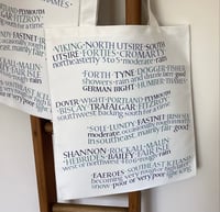 Image 2 of Shipping Forecast Tote Bag