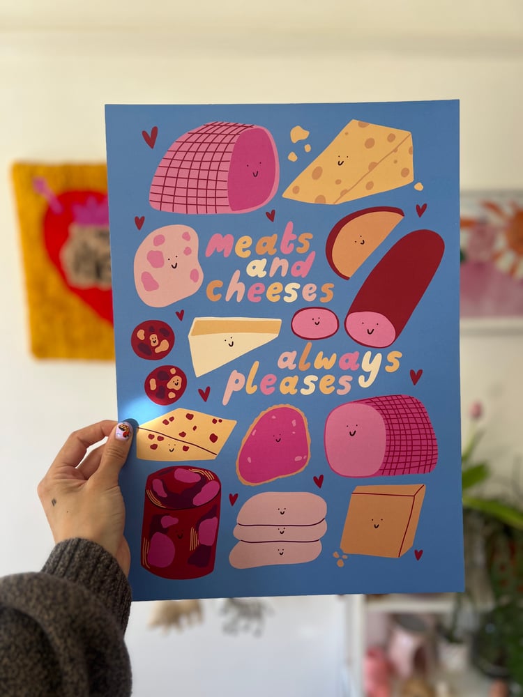 Image of Meats and Cheeses Print