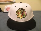 Image of TI$A GOLD-Chicago BlackHawks(White/Black)SnapBack