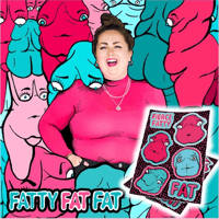 Fatty Fat Fat Playtext and Sticker Sheet 
