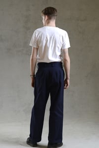 Image 3 of CAPTAIN TROUSER wax cotton - Navy 