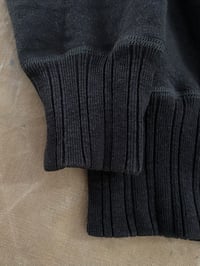 Image 7 of FULL COUNT 3471 DOUBLE-V SET IN SLEEVE SWEATSHIRT IN MOTHER COTTON