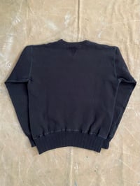 Image 4 of FULL COUNT 3471 DOUBLE-V SET IN SLEEVE SWEATSHIRT IN MOTHER COTTON