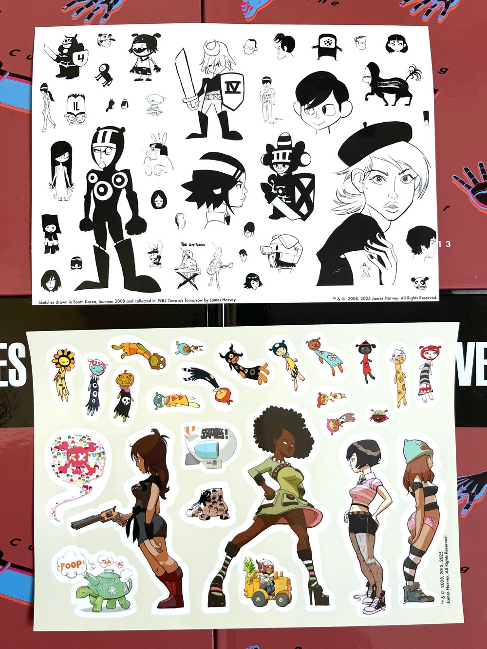 Sticker Set - 1983 Towards Tomorrow ( + bonus Jill Book )