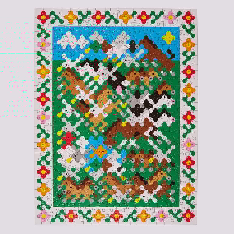 Le Puzz 39 Animals 500 Piece Jigsaw Puzzle Image 3