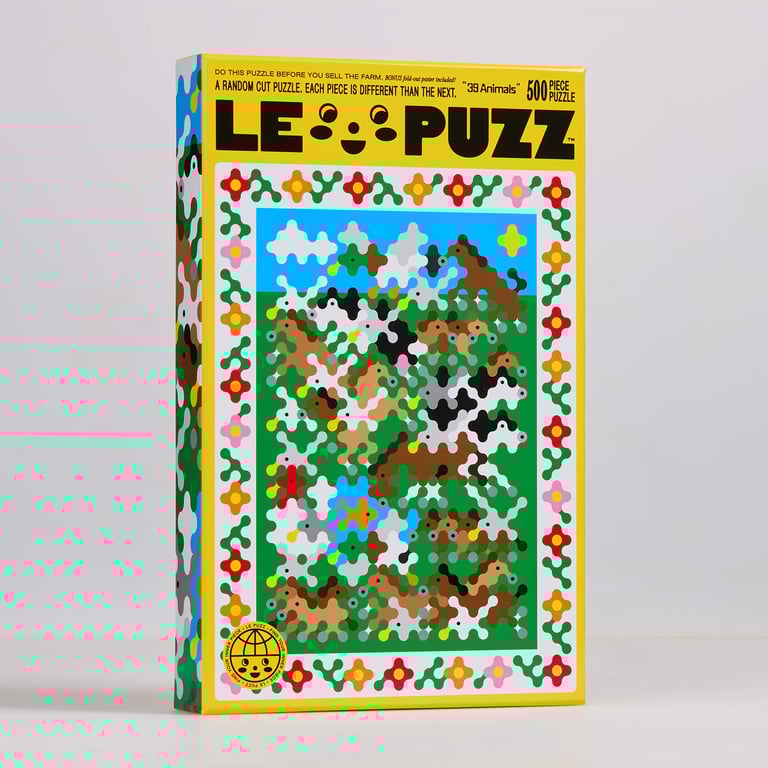 Le Puzz 39 Animals 500 Piece Jigsaw Puzzle