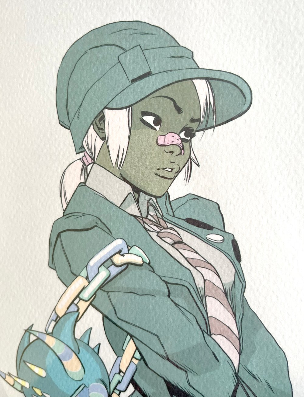  Limited edition A4 Miuna/Wolf 359 Print ( + bonus Jill book )