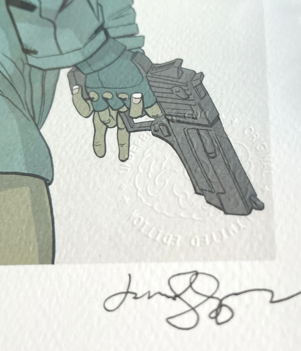  Limited edition A4 Miuna/Wolf 359 Print ( + bonus Jill book )