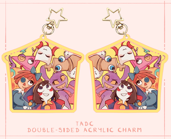 Image of [PREORDER] TADC Group | Full-Bleed Acrylic Charm