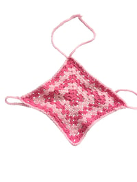 Image 1 of Crochet Halter Neck Top