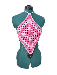 Image 3 of Crochet Halter Neck Top