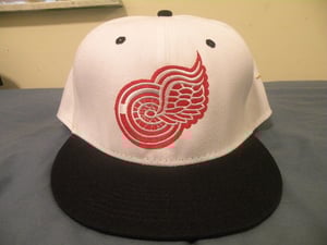 Image of TI$A GOLD-Detroit RedWings(White/Black)SnapBack