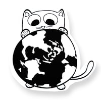 cat world sticker