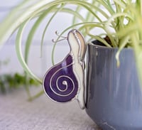 Dark Purple Snail Plant Hugger