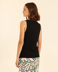 Image 2 of TOP CANALÉ BOTONES NEGROS