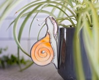 Orange Snail Plant Pot Hugger