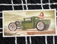 Image 1 of Rare “Emerald Tide” litho print, out of print for years