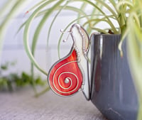 Red Snail Plant Pot Hugger