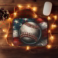 Image 2 of Mouse Pad - Baseball