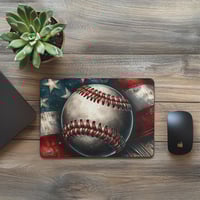 Image 3 of Mouse Pad - Baseball