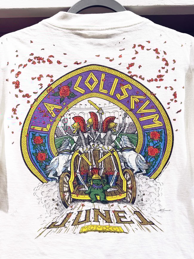 Grateful Dead 1991 LA Coliseum T-Shirt - Size L