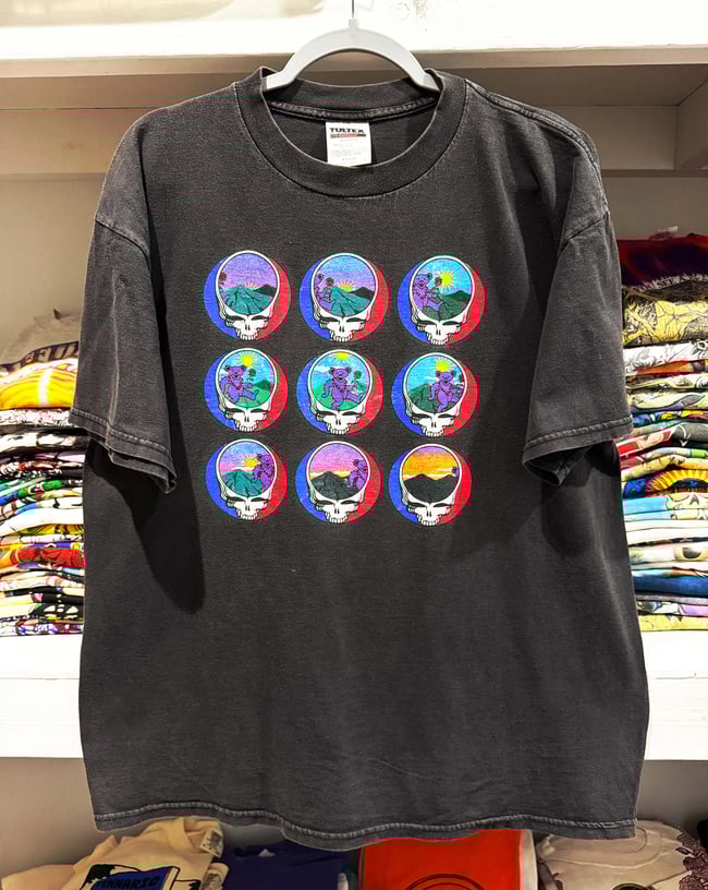 Grateful Dead 90s Sunset Stealies T-Shirt - Size XL