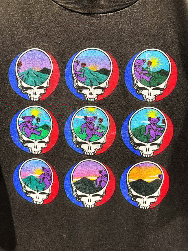 Grateful Dead 90s Sunset Stealies T-Shirt - Size XL