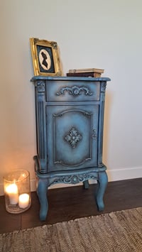 Image 2 of French Style Vintage Bedside Table Nightstand