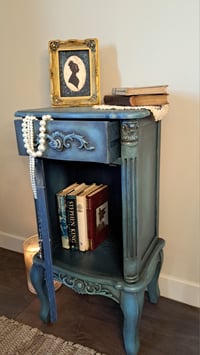 Image 3 of French Style Vintage Bedside Table Nightstand
