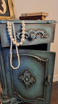 Image 4 of French Style Vintage Bedside Table Nightstand