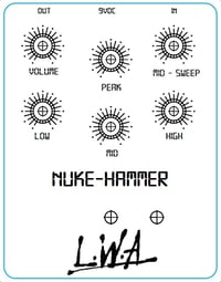 Image 1 of NUKE-HAMMER - Full range Distortion Pre Sale