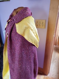Image 1 of multi colored wool cloak