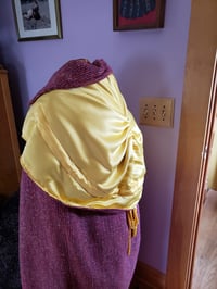 Image 2 of multi colored wool cloak