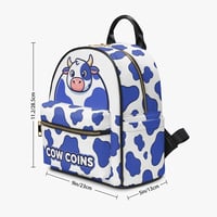 Image 4 of Blue's Cow Coin Mini Backpack