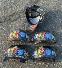 Image 1 of CAMO OLD ENGLISH A-FRAME SNAPBACK