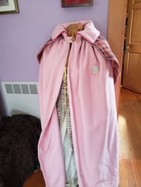 Image 1 of Pink wool blend cloak