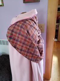 Image 2 of Pink wool blend cloak