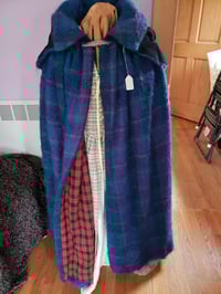 Image 1 of Mohair plaid cloak