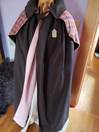 Image 1 of Dark brown wool blend cloak