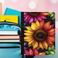 Image 4 of Composition Book - Multi Sunflower
